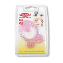 دندان گیر تمام سیلیکونی بیبی لند Baby land مناسب نوزادان از 3 ماهگی