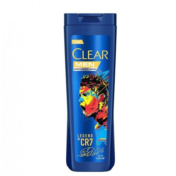 شامپو ضد شوره مردانه کلیر مدل رونالدو Clear legend CR7 حجم 350 میلی لیتر