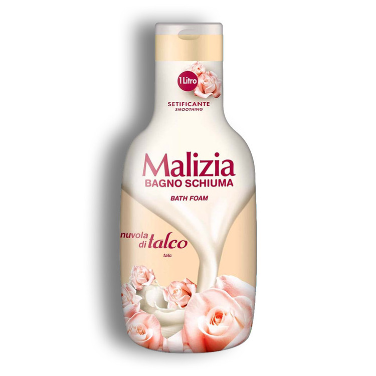 فوم شست و شوی بدن مالزیا Malizia مدل Smoothing حاوی رایحه تالک ( پودر بچه ) حجم 1000 میل