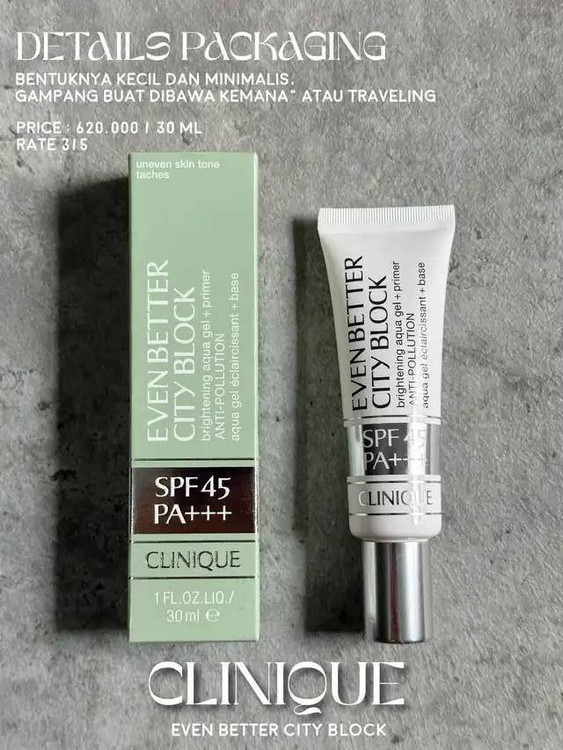 ضد آفتاب کلینیک Clinique مدل spf 30 even better city block حجم 30 میل