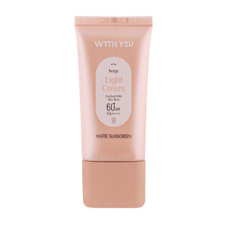 کرم ضد آفتاب رنگی ویت یو با SPF 60 With You حجم 50 میلی لیتر