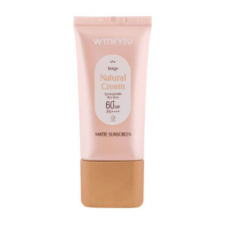 کرم ضد آفتاب رنگی ویت یو با SPF 60 With You حجم 50 میلی لیتر