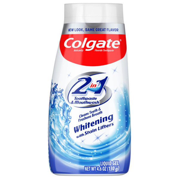 خمیر دندان و دهانشویه کولگیت Colgate مدل Stain Lifters سفید کننده حجم 100 میل