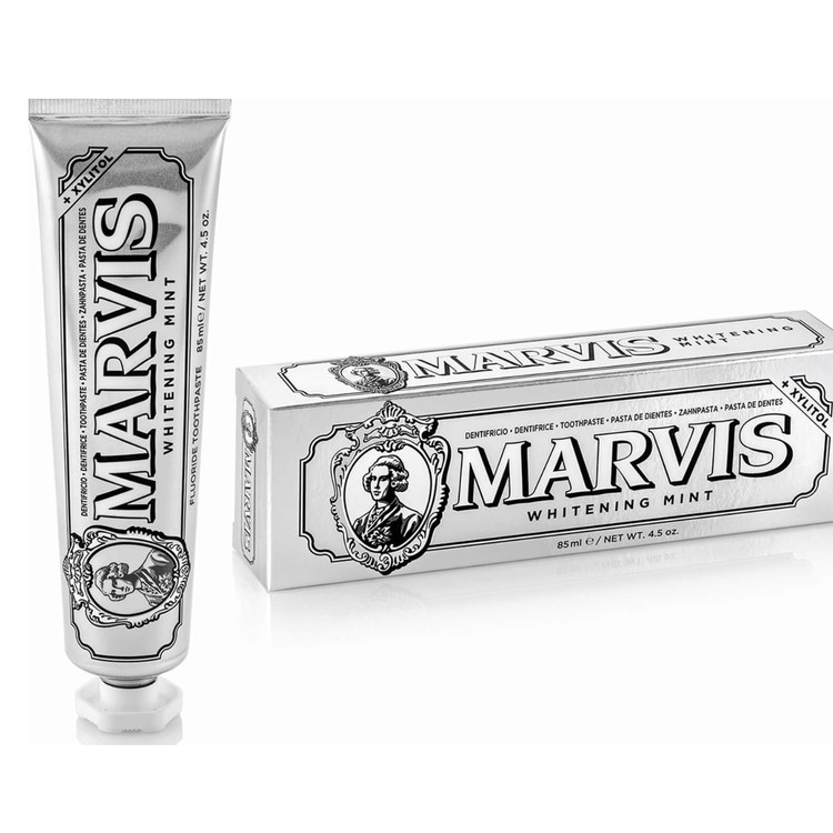 خمیر دندان سفید کننده مارویس Marvis Whitening Mint حجم 85 میلیلیتر