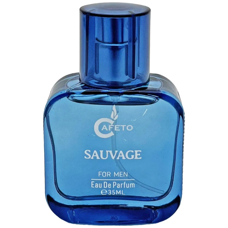 عطر جیبی مردانه کافه تو CAFETO مدل دیور ساواج با رایحه تلخ حجم 35 میلی لیتر