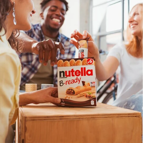 بیسکویت شکلات بی ردی نوتلا nutella B-ready اصلی بسته 6 عددی
