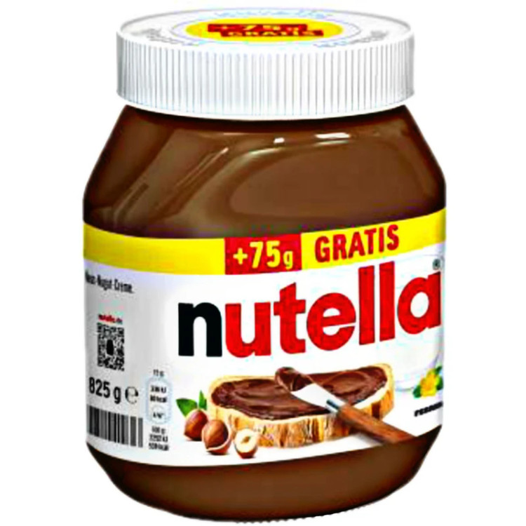 شکلات صبحانه فندقی نوتلا nutella آلمانی حجم 825 گرم