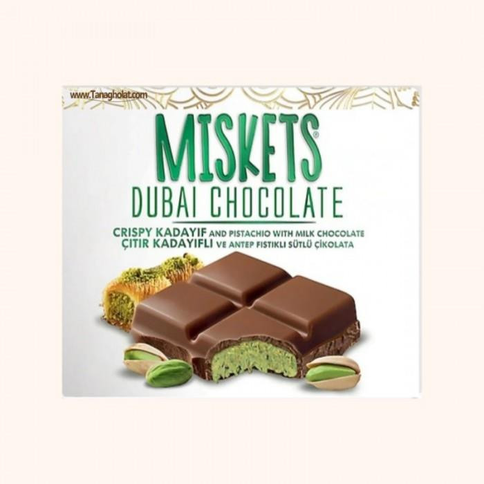 شکلات دبی چاکلت 100 گرمی میسکتس MISKETS DUBAI CHOCOLATE